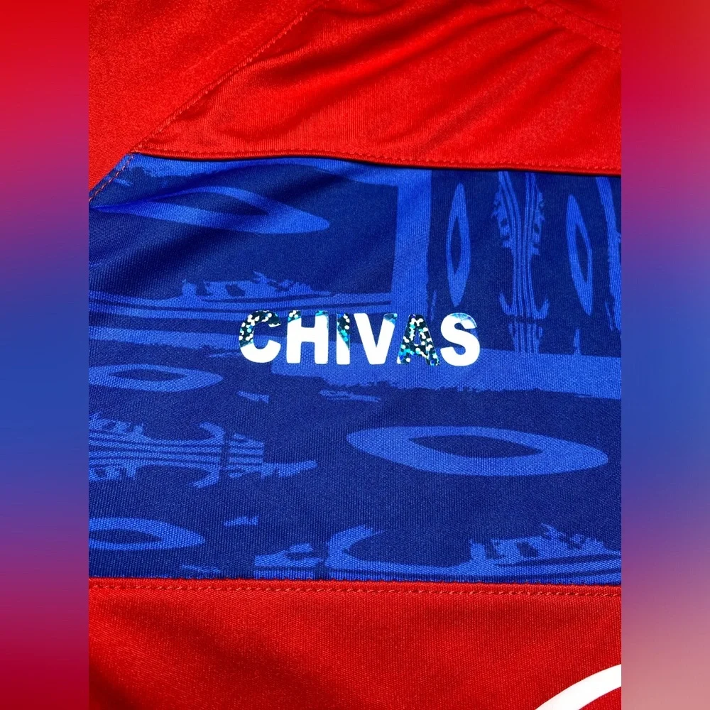 Vintage Chivas Of Guadalajara Caliente Football Soccer‎ Jersey Size Men’s LARGE
